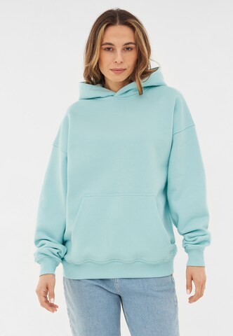Felpa 'Cody Oversized' di Johnny Urban in blu: frontale