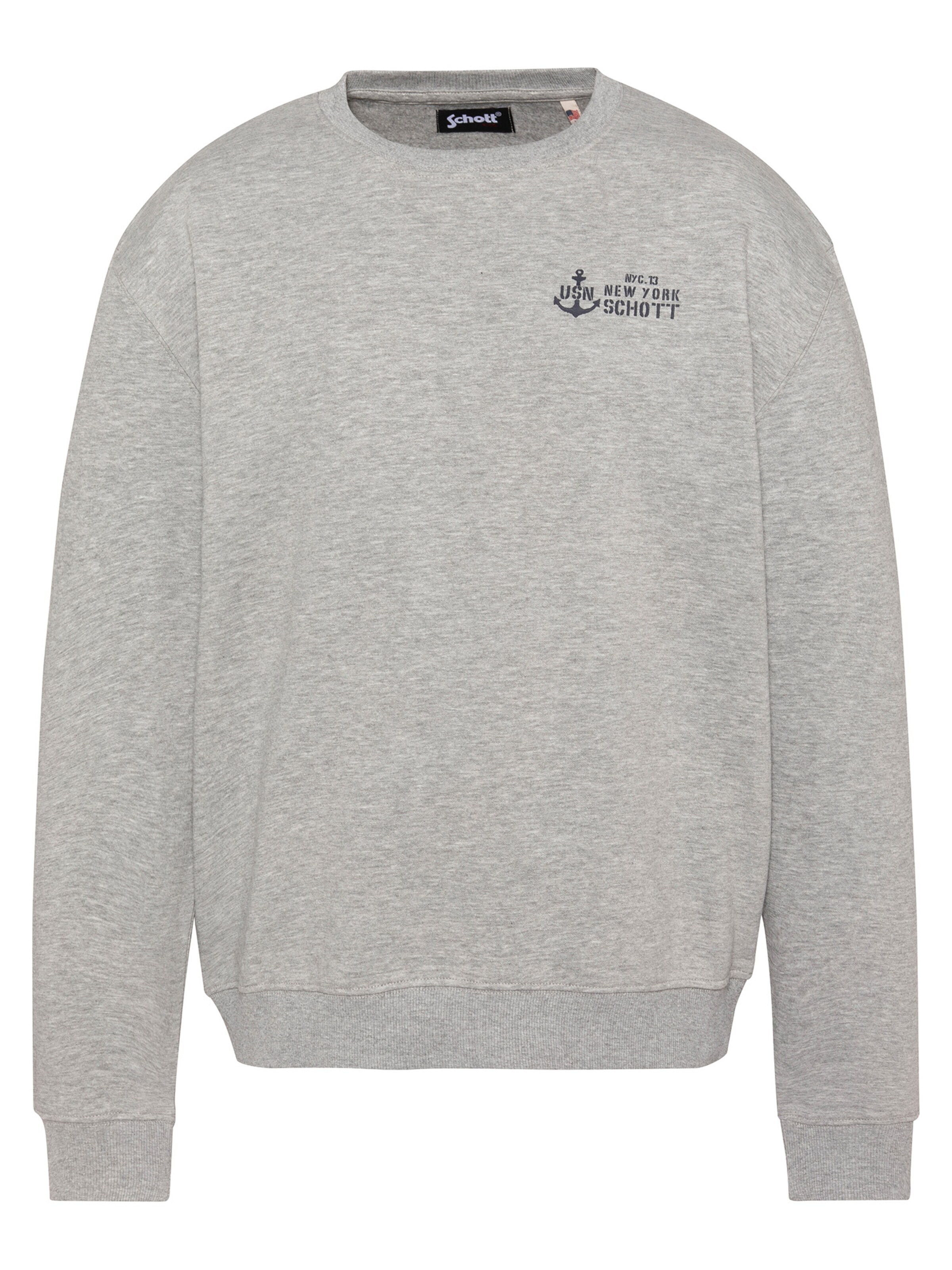 Schott NYC Sweatshirt in L in Grey, Item view