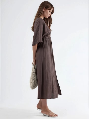 Busem Kleid in Braun