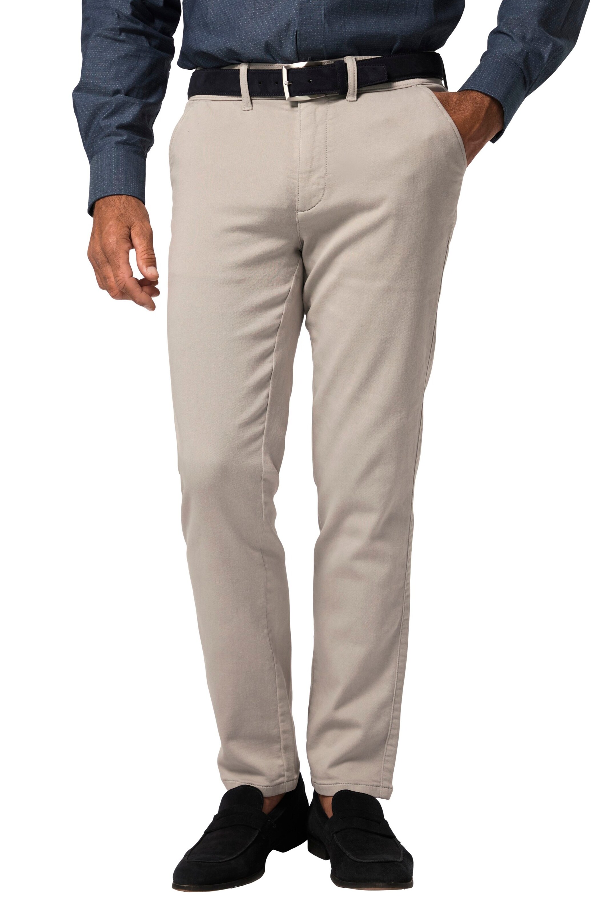 JP1880 Regular Chino in Grijs: voorkant