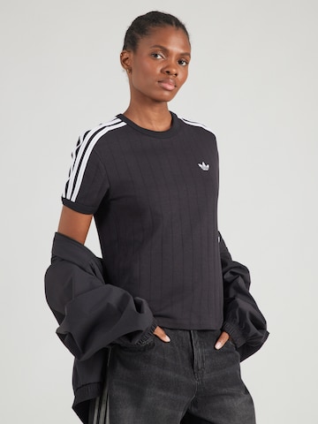 ADIDAS ORIGINALS Póló - fekete: elől