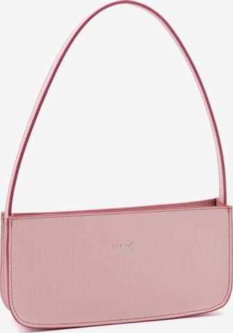 Borsa a spalla di ALV By Alviero Martini in rosa: frontale
