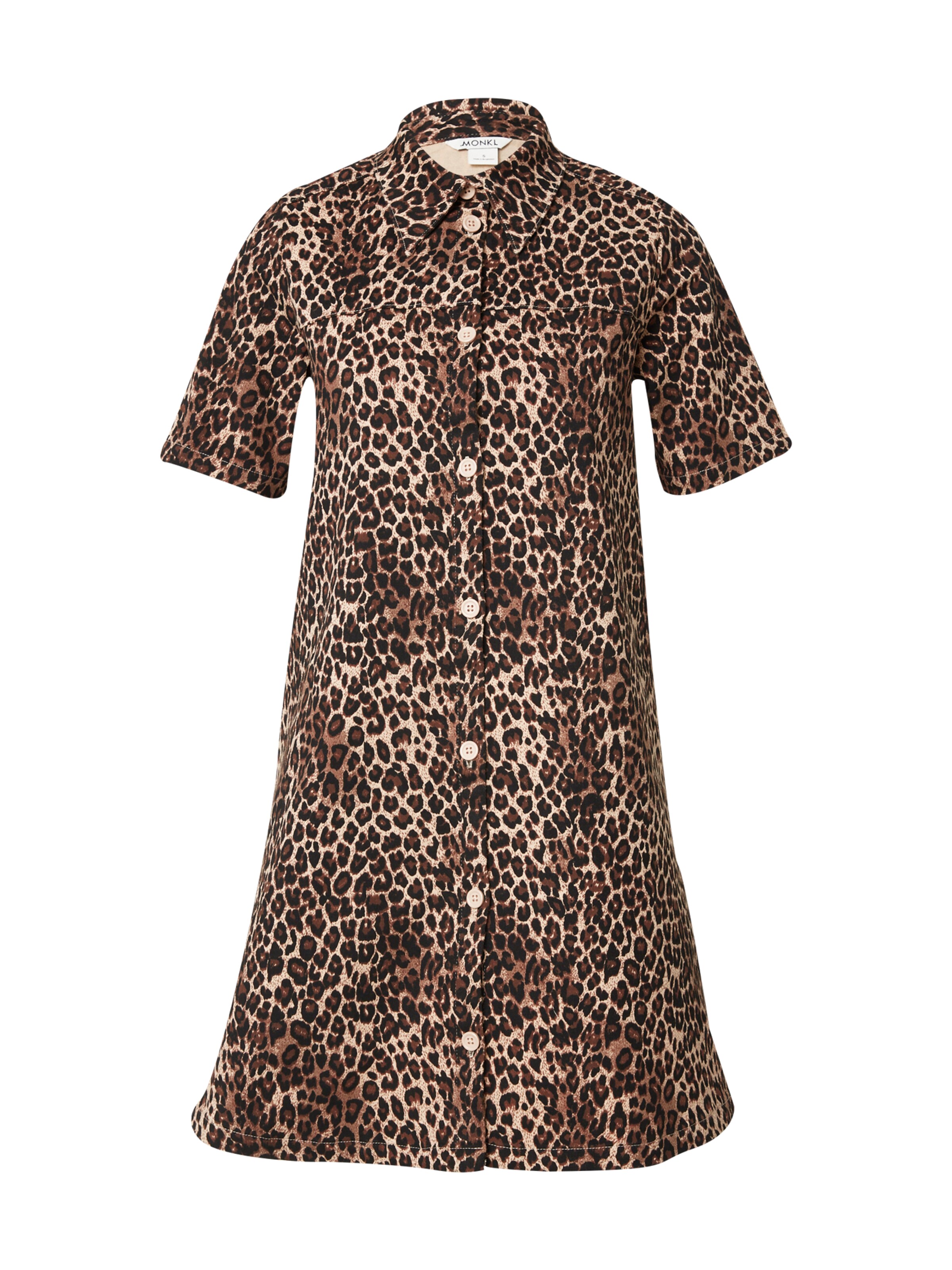 Monki Kleid in Braun: Vorderseite