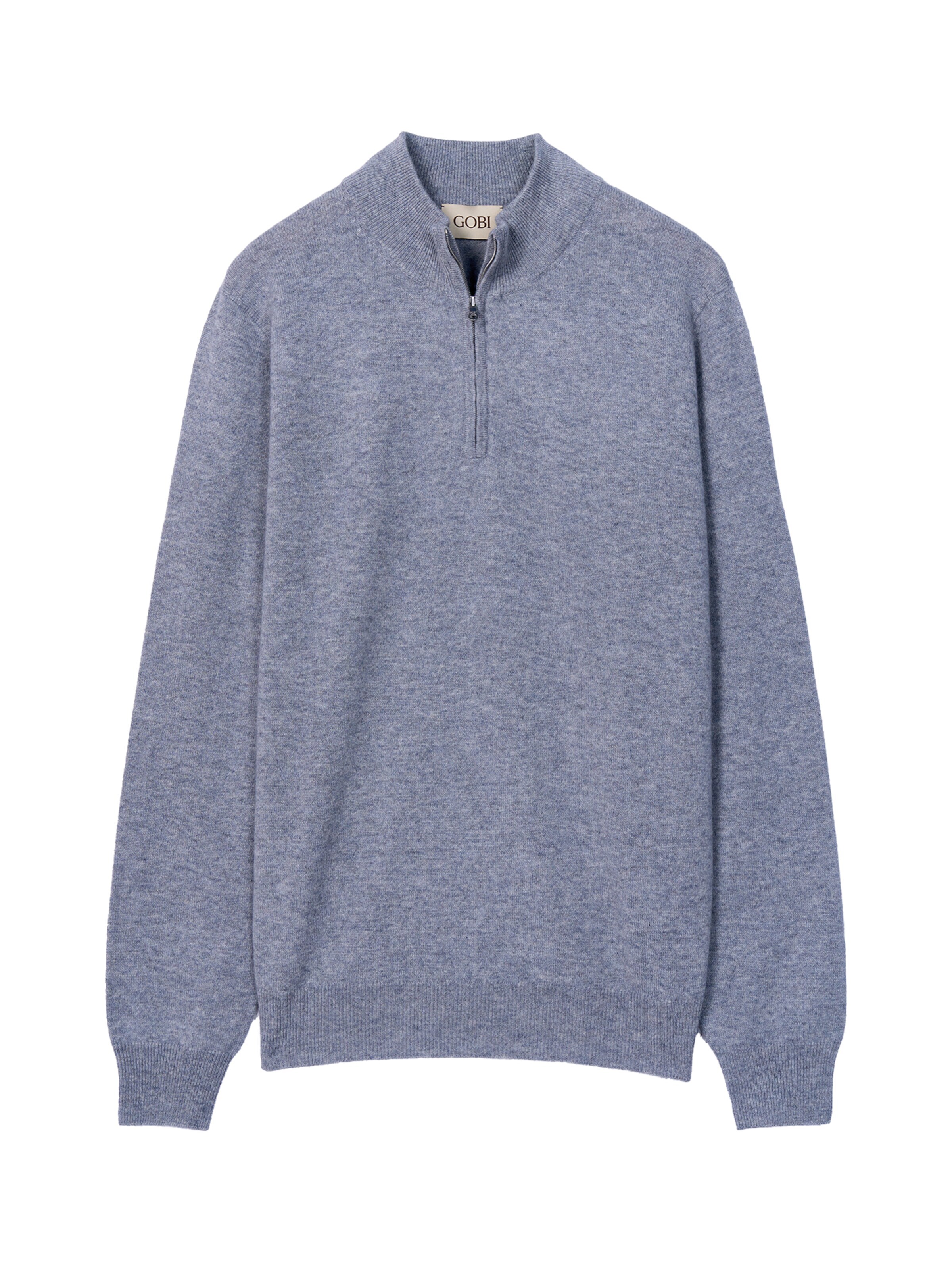 GOBI Cashmere Sweater in Grey: front