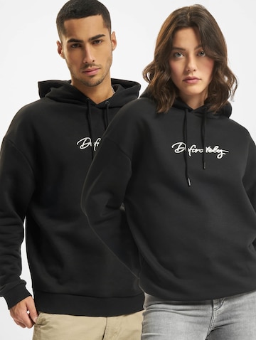 DEF - Sweatshirt 'Definitely' em preto: frente