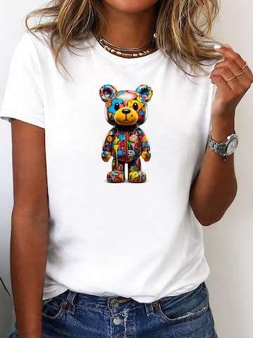 RMK Shirt 'Bear' in White