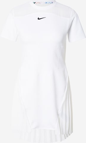 NIKE - Vestido deportivo en blanco: frente