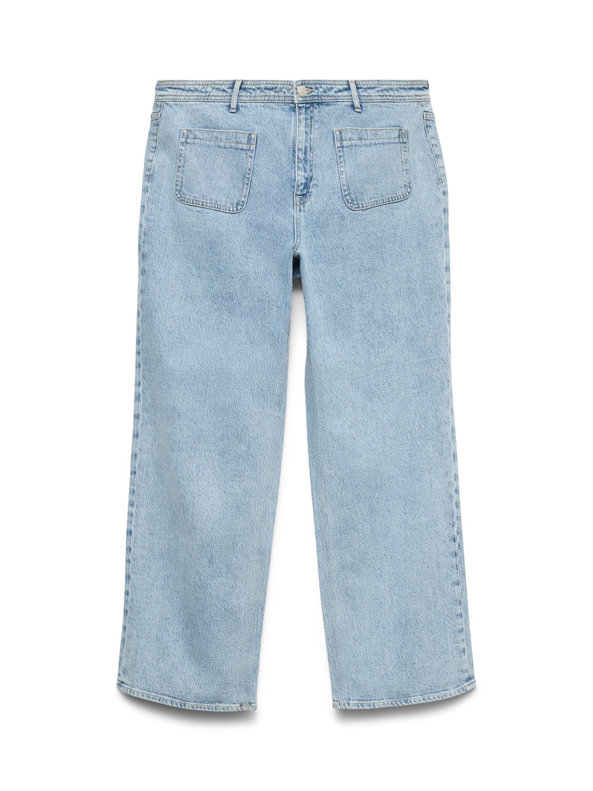 Vero Moda Curve regular Jeans 'TESSA' i blå: forside