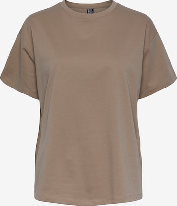 PIECES Shirts 'SKYLAR' i beige: forside