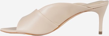 Mule CARRANO en beige : devant