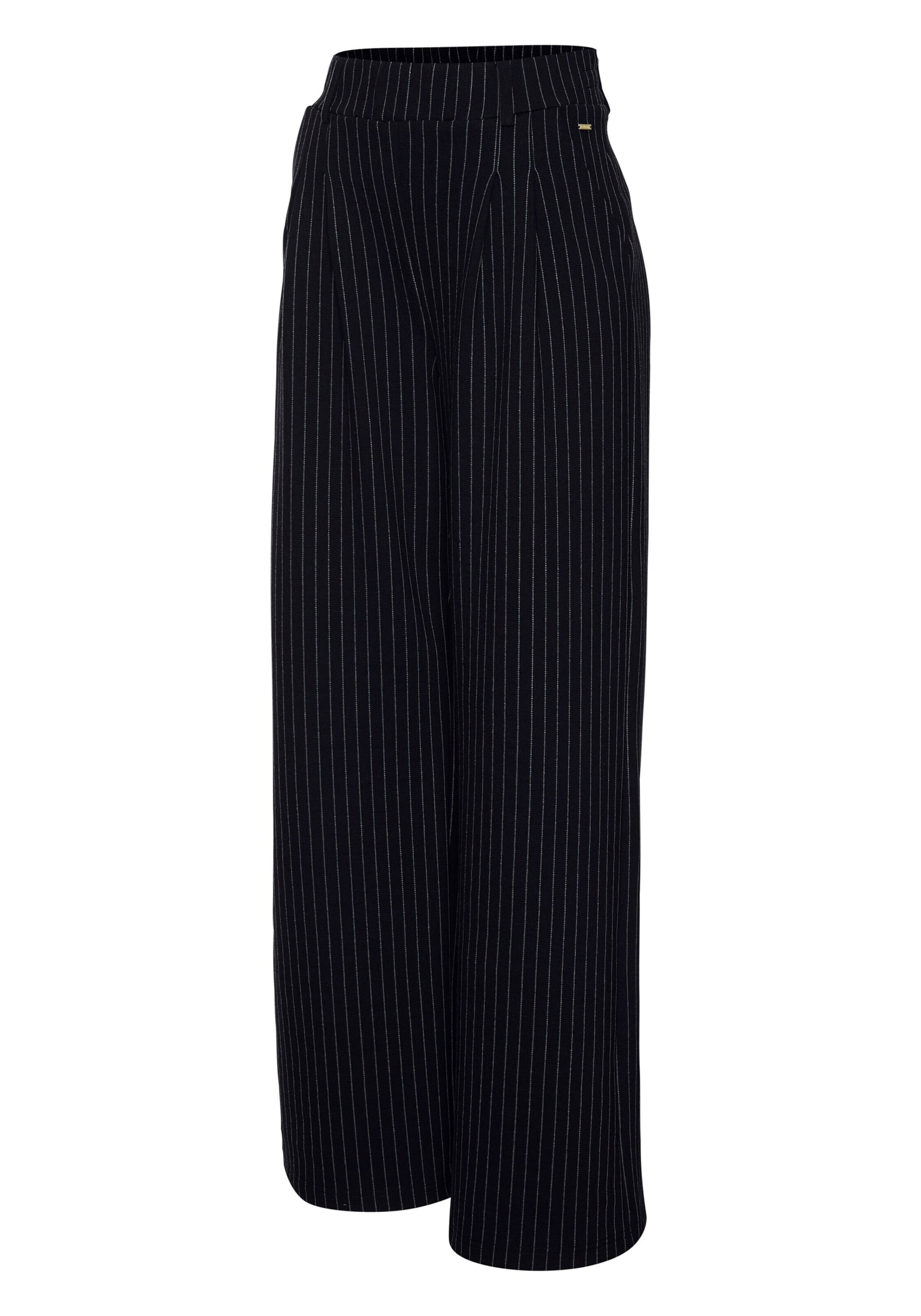 LASCANA Loose fit Pleat-Front Pants in Black