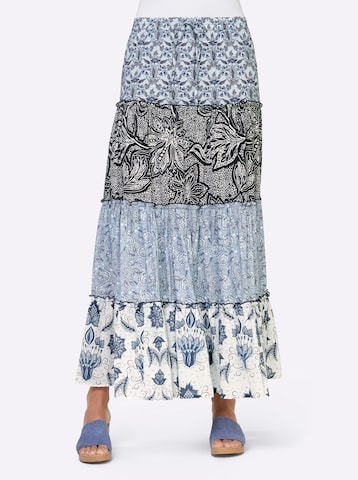 heine - Falda en azul: frente