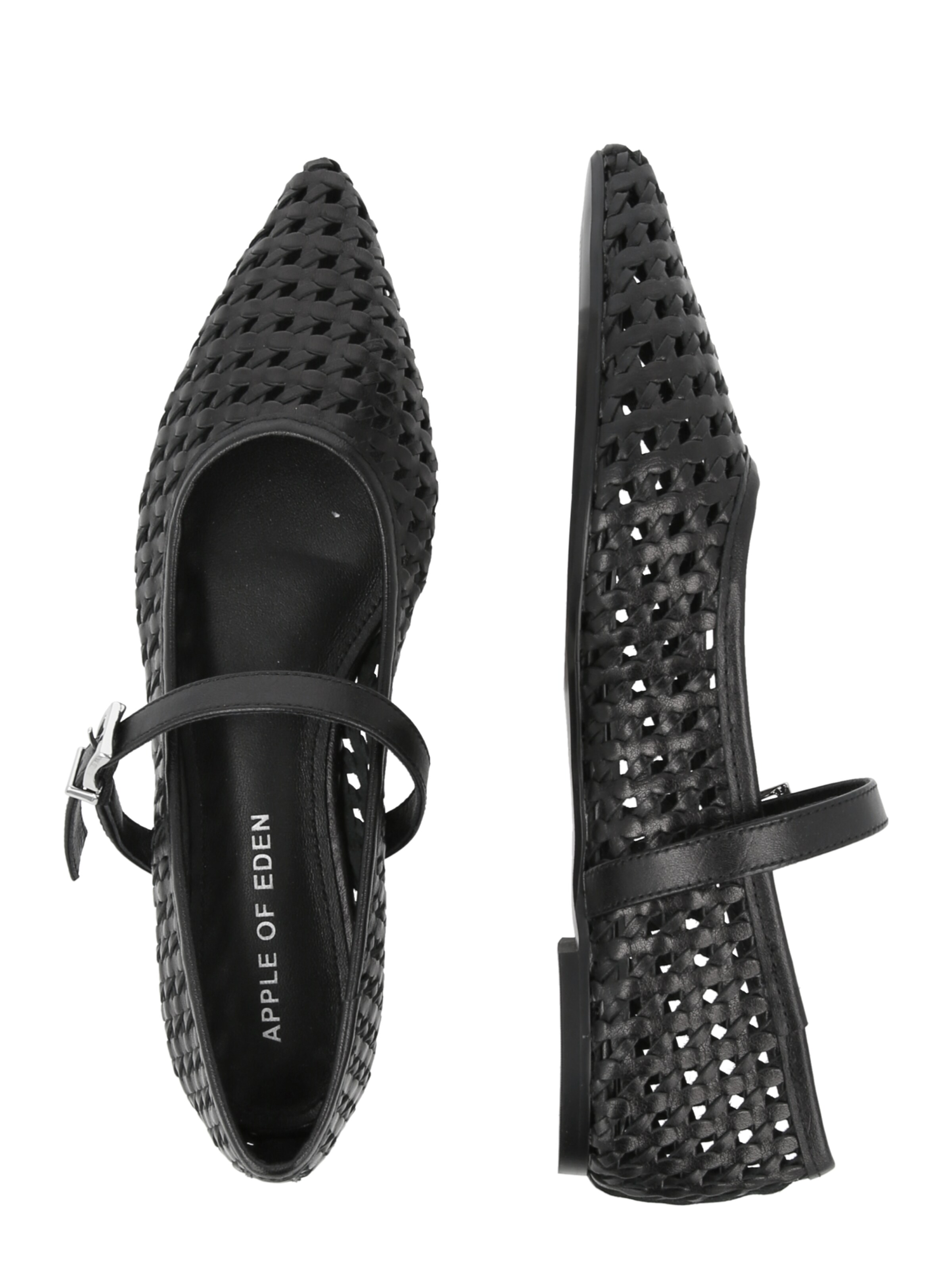 Ballerines à lanières 'DEBRA 1.1' Apple of Eden en noir