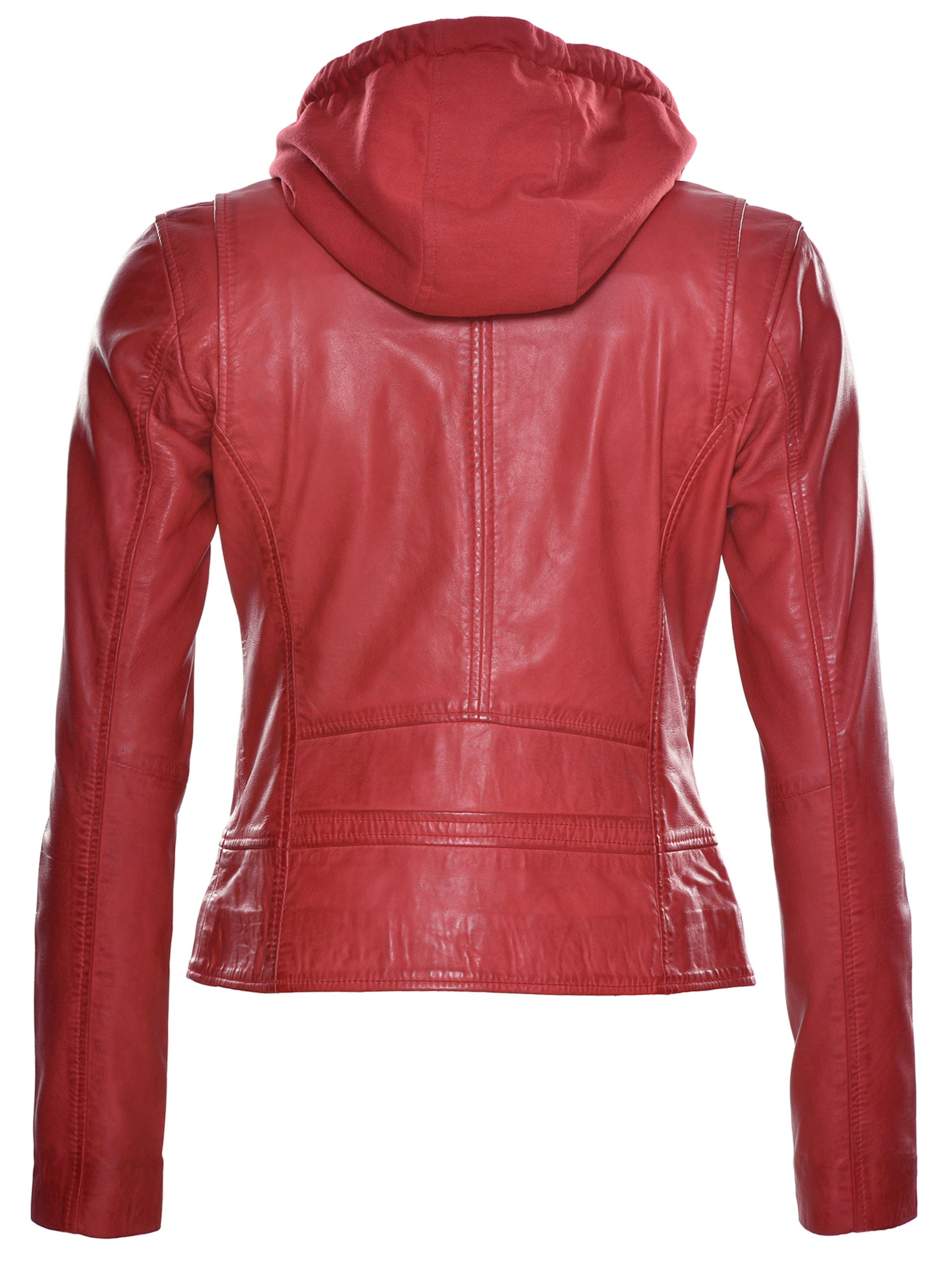 JCC Lederjacke in Rot