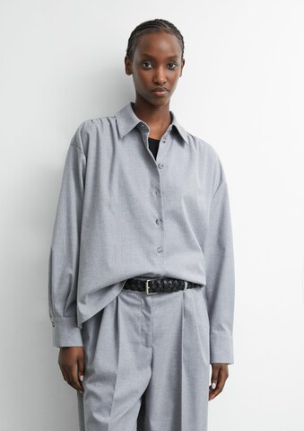 COMMA Bluse in Grau: Vorderseite