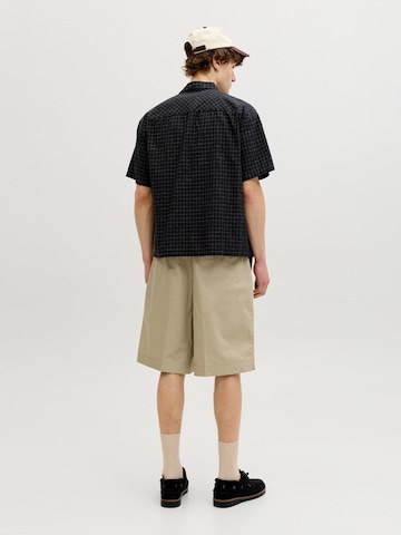 JACK & JONES Loosefit Bandplooibroek 'JPSTOWEN' in Groen