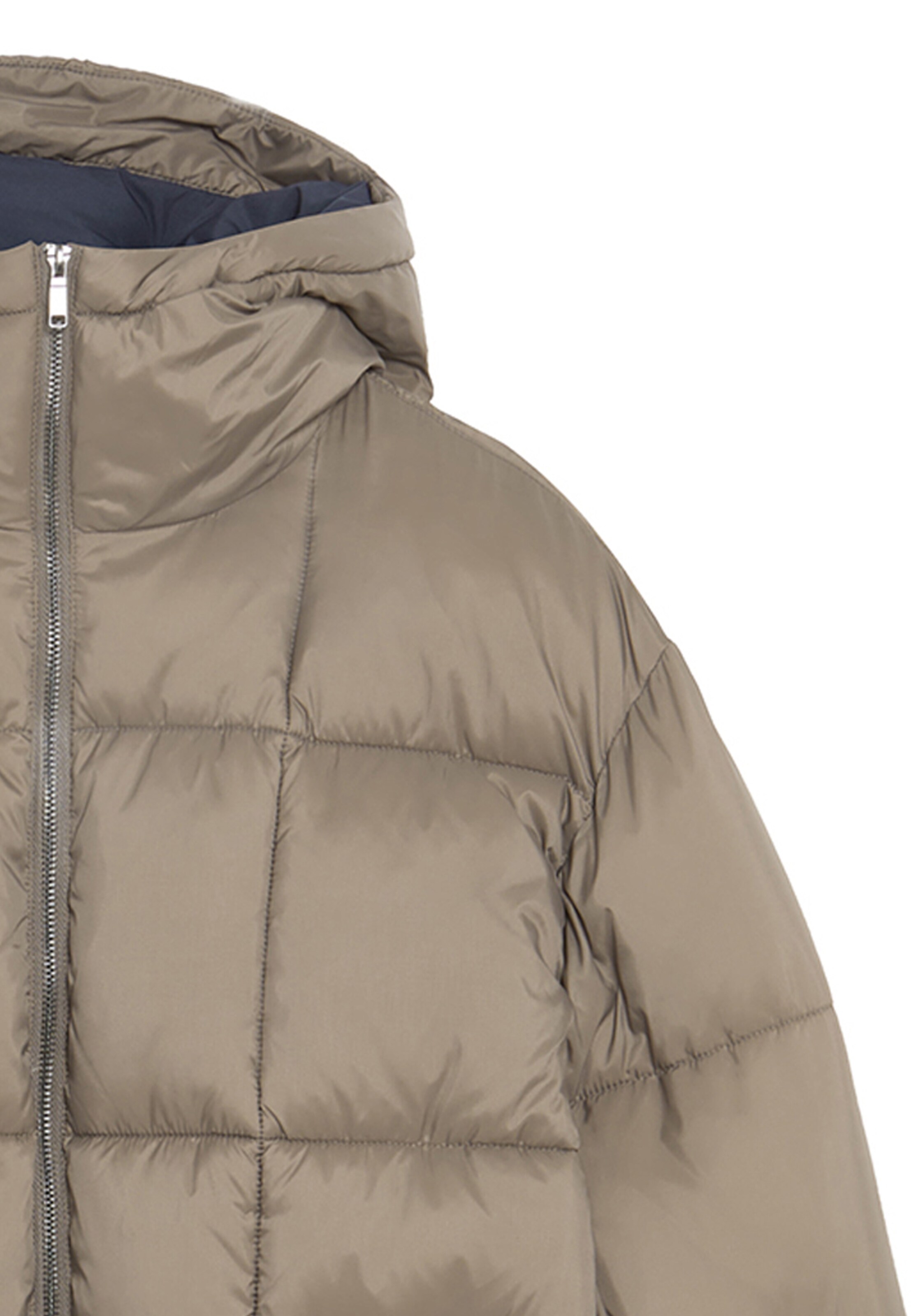 Lyle & Scott Winterjas 'Square Wadded Cocoon' in Grijs