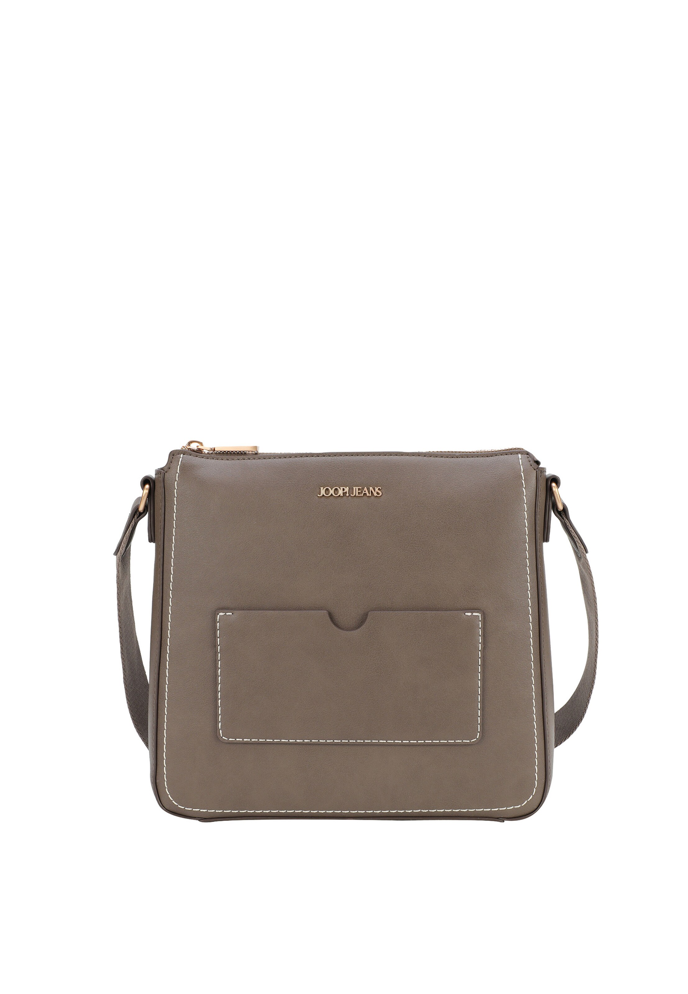 JOOP! Jeans - Mala de ombro 'Solido Jasmina' em cinzento: frente