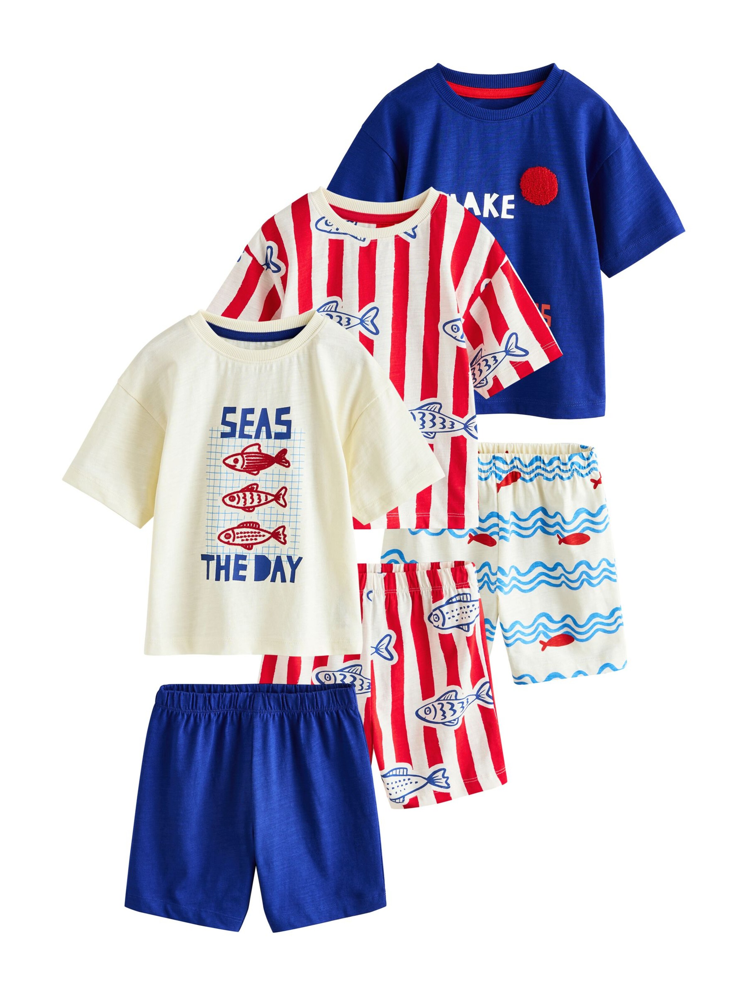 Next Schlafanzug in Beige: Vorderseite