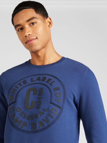 Sweat-shirt CAMP DAVID en bleu