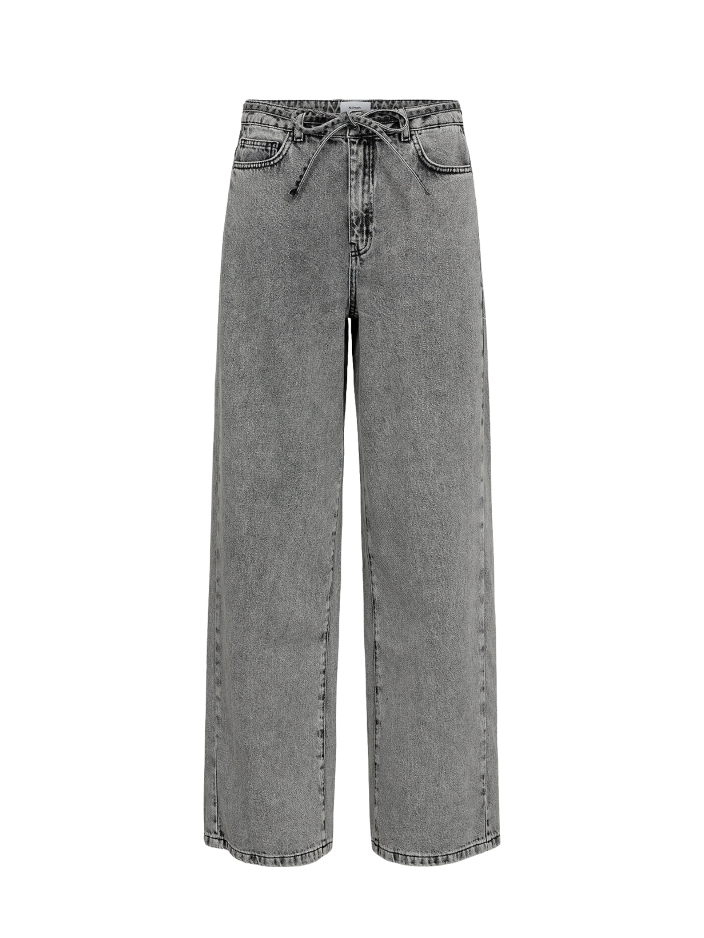 NÜMPH Wide Leg Jeans 'BROOKLYN' i grå: forside