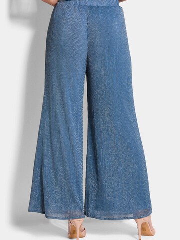 Goldner Loose fit Trousers in Blue
