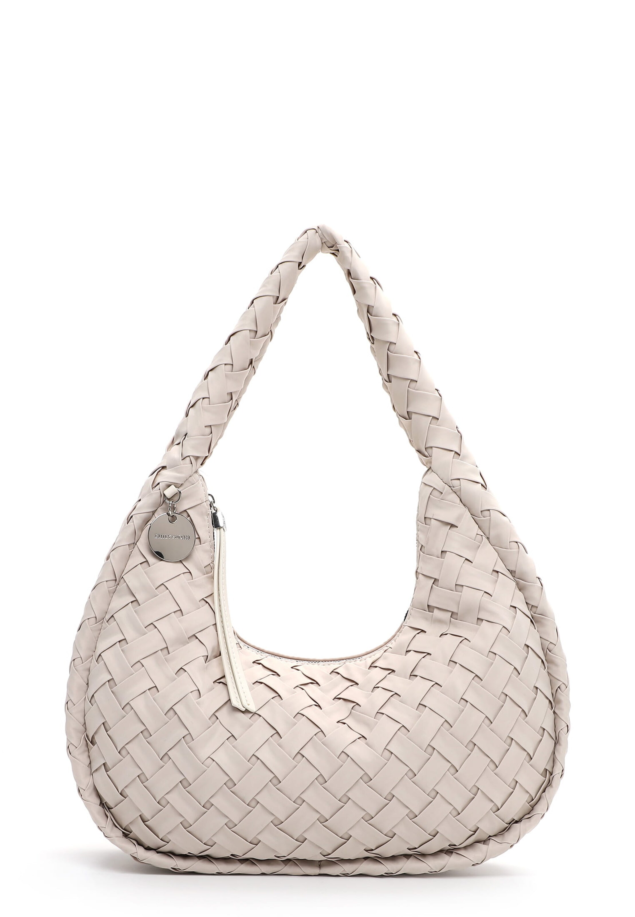 Borsa a sacco 'Erna' di Emily & Noah in beige: frontale