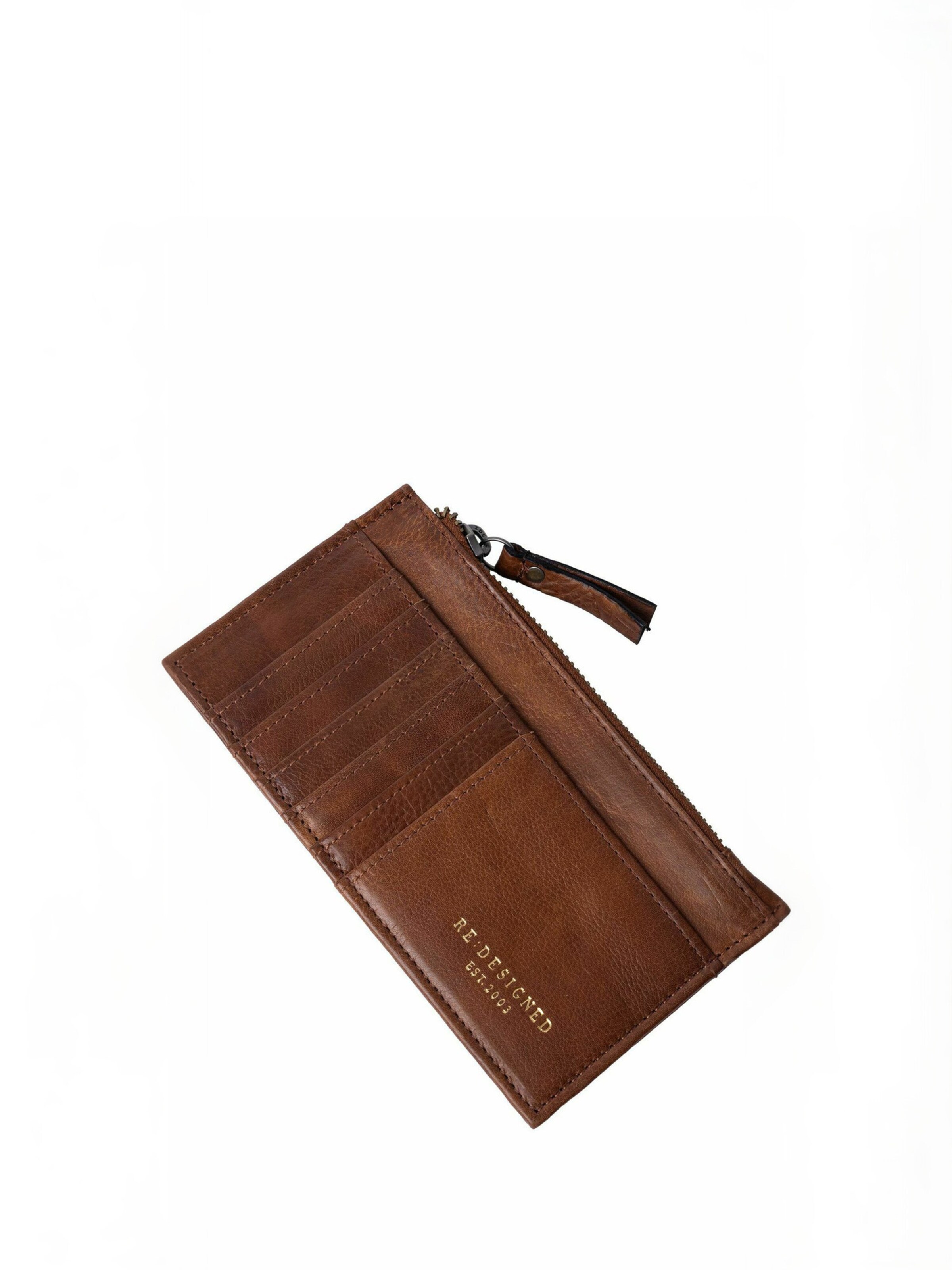 RE:DESIGNED Wallet ' Sonje ' in Brown: front