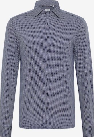 ETERNA Slim fit Zakelijk overhemd in Blauw: voorkant