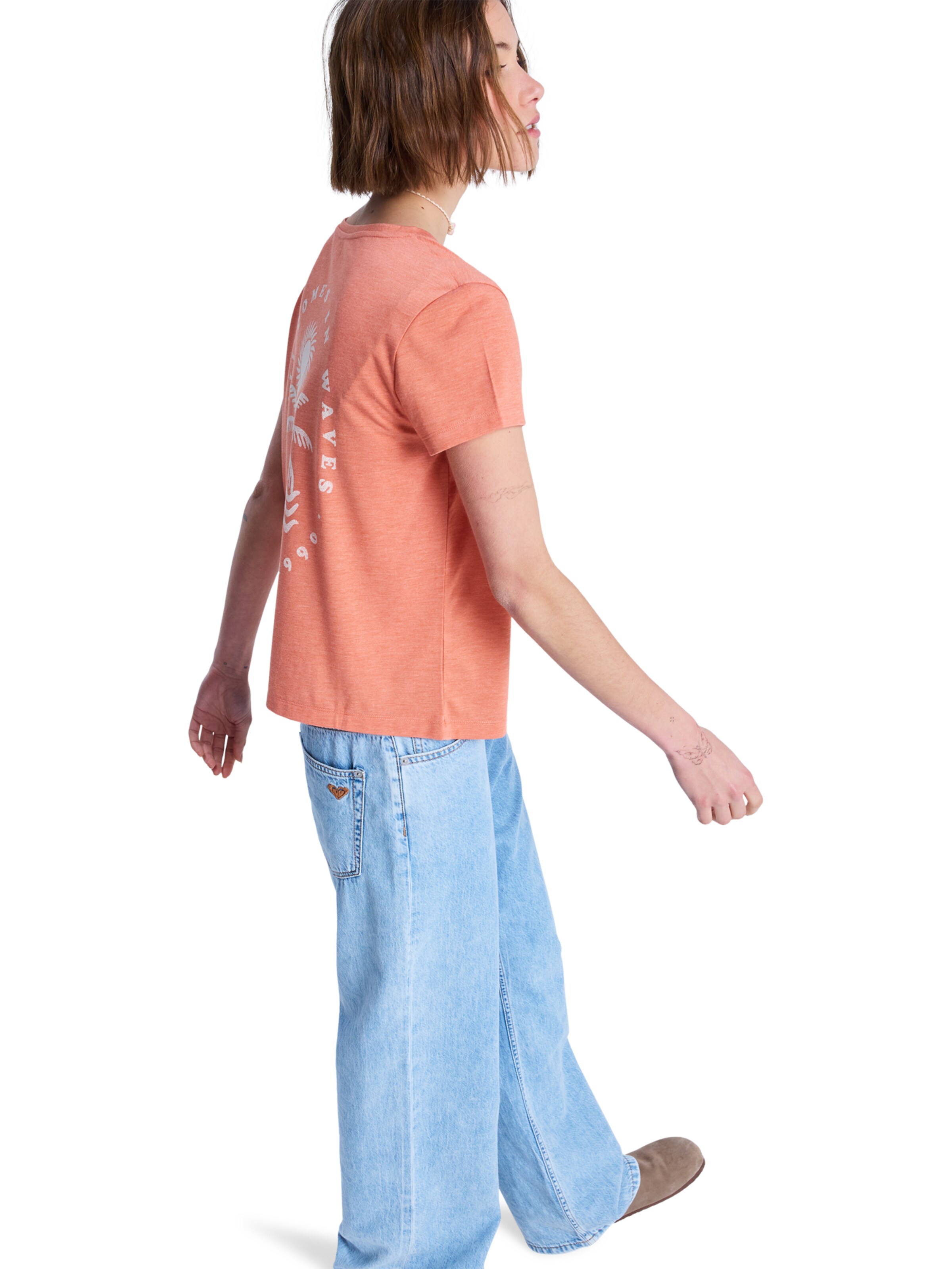 T-shirt fonctionnel 'Laguna Green' ROXY en orange