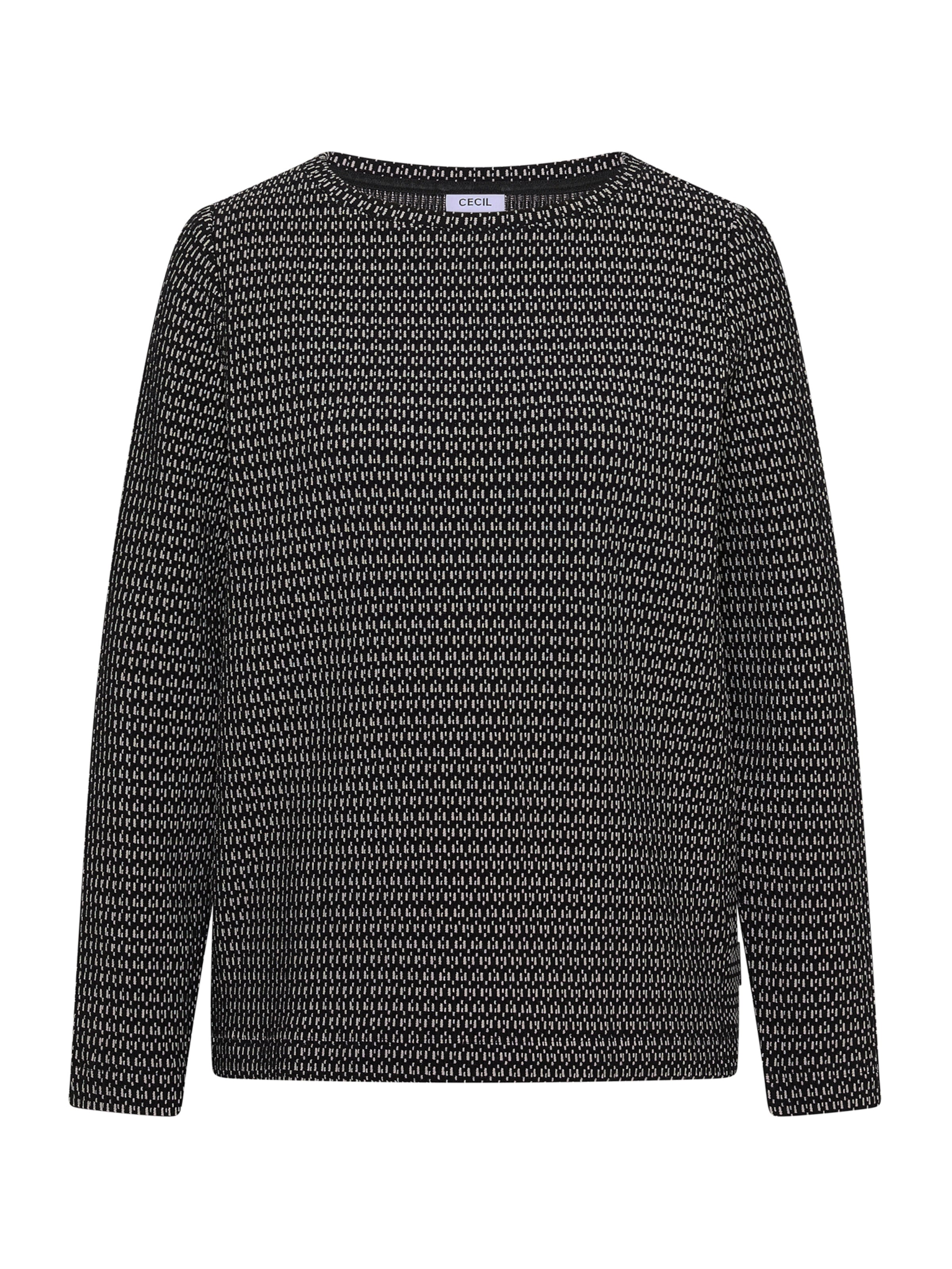 CECIL Tričko – černá: přední strana