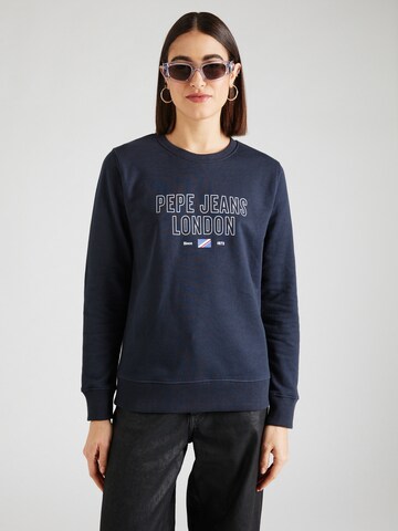 Pepe Jeans Sweatshirt 'SHANTALL' in Blauw: voorkant
