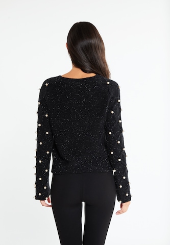 faina - Pullover 'Koosh' em preto