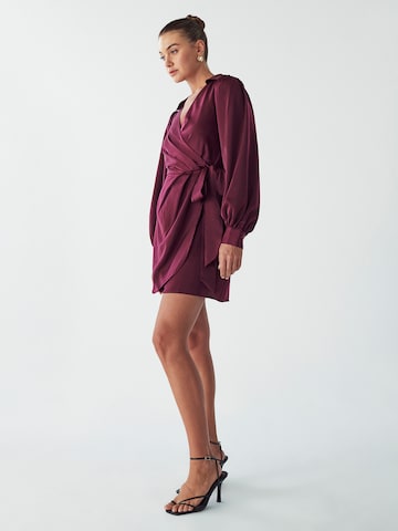 Willa - Vestido de cocktail 'Pearl' em vermelho