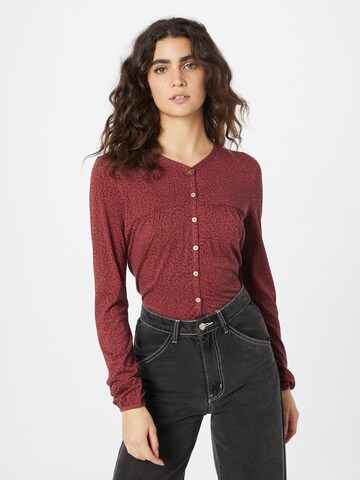 Ragwear Blouse 'ZOFKA' in Rood: voorkant