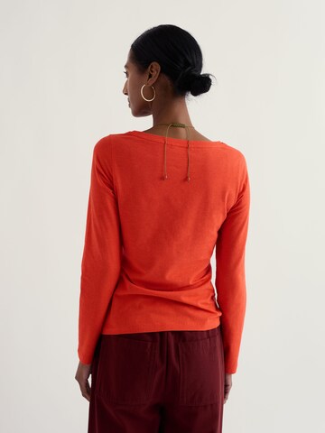Seasalt Cornwall Shirt 'Easel' in Orange