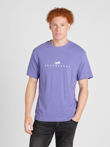 JACK & JONES Shirt 'SILVERLAKE' in Purple: front