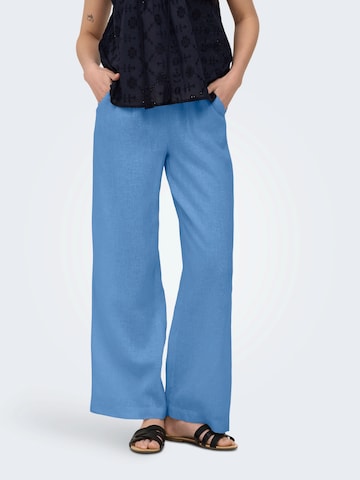 Wide leg Pantaloni 'ONLBRUXELLES' de la ONLY pe albastru: față
