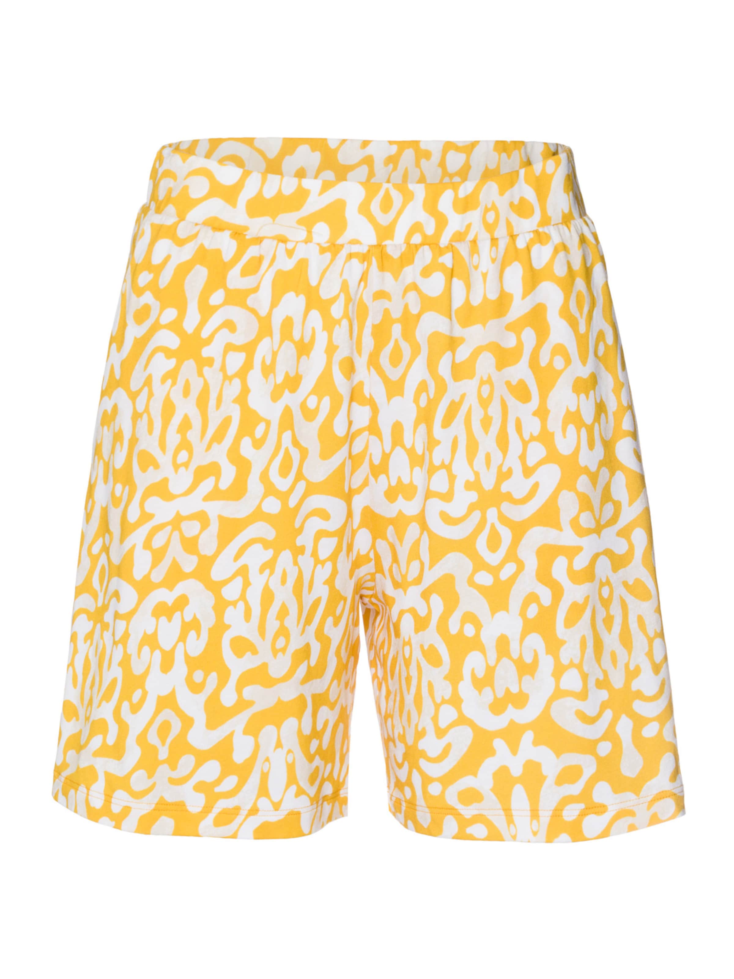 Hanro Pyjamabroek 'Sleep & Lounge' in Geel: voorkant