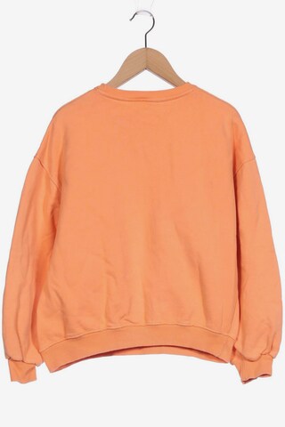 Bershka Sweatshirt & Zip-Up Hoodie in S in Orange