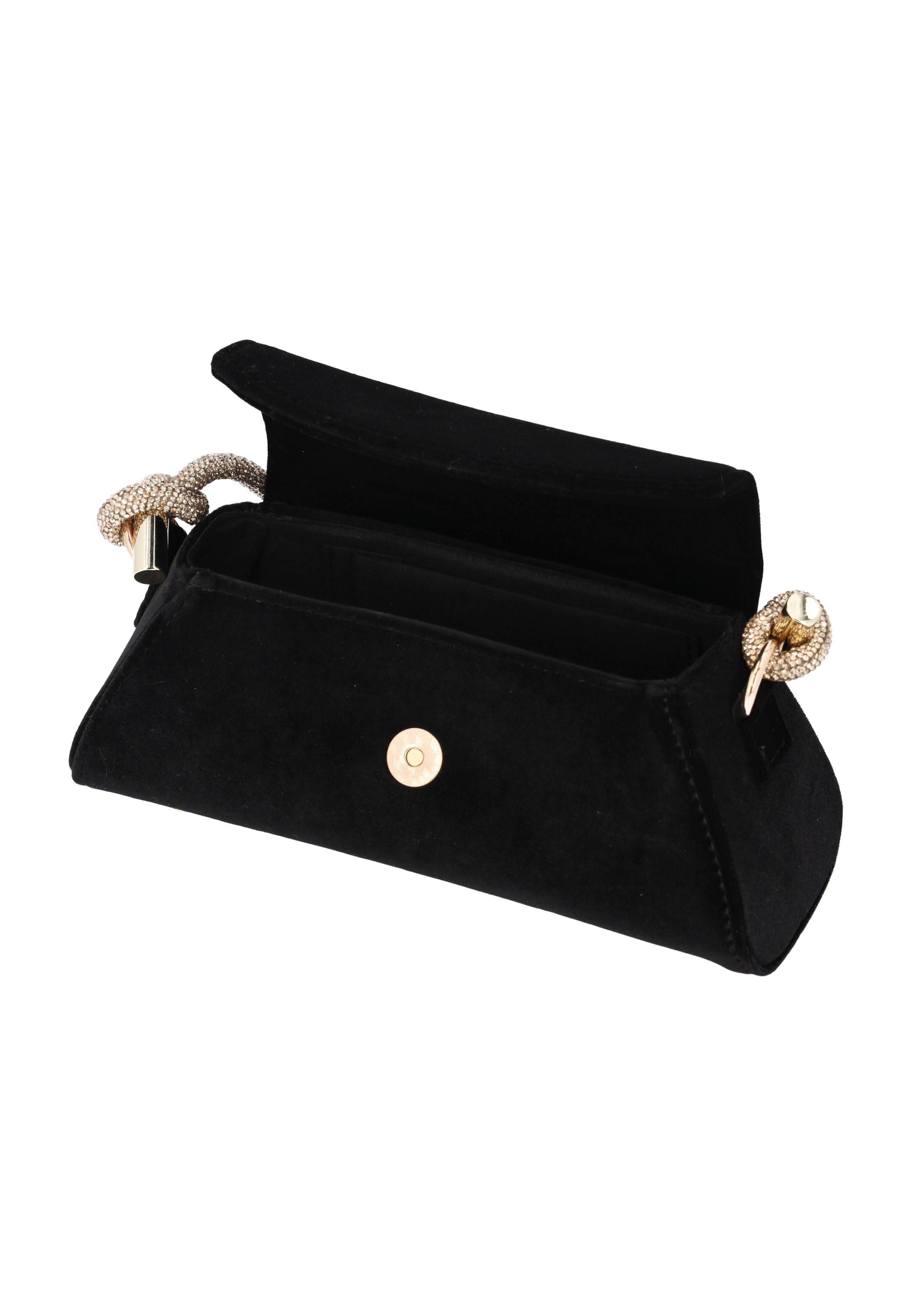 faina Clutch in Schwarz