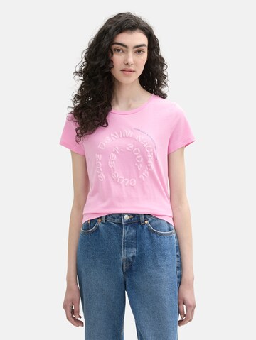 TOM TAILOR DENIM Shirt in Pink: front