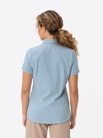 VAUDE Athletic button up shirt 'W  Seiland ST III' in Blue
