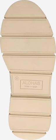 Alohas - Botines con cordones 'Can Can' en beige