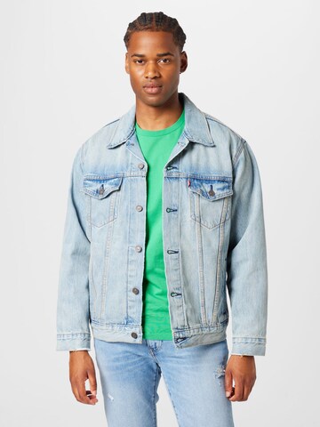 LEVI'S ® Between-season jacket 'Relaxed Fit Trucker' in Blue: front