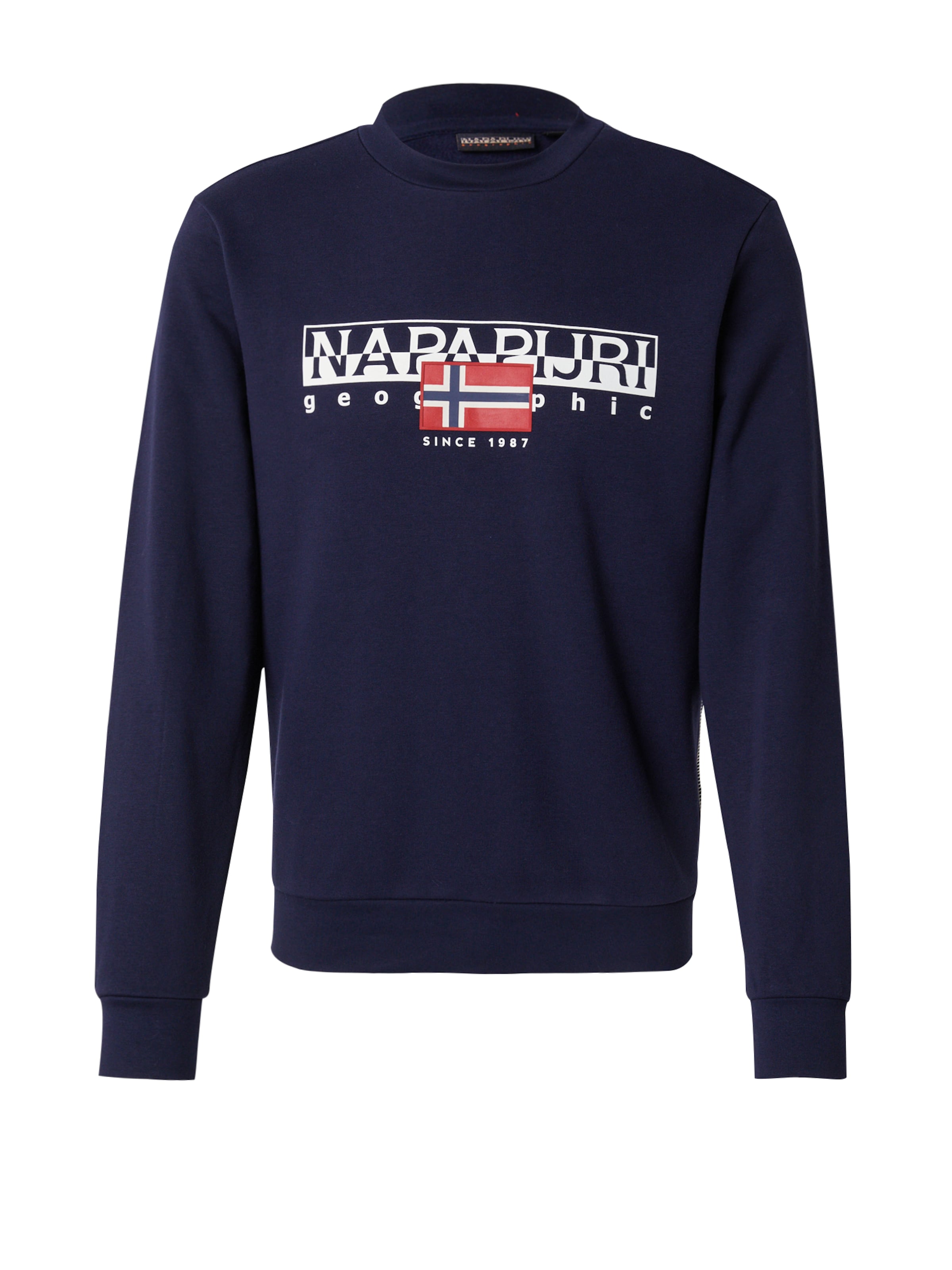 NAPAPIJRI Sweatshirt 'B-Aylmer C Wint' in Blau: Vorderseite