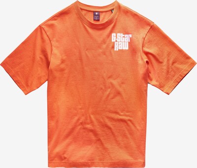 G-Star RAW T-Shirt in dunkelorange / weiß, Produktansicht