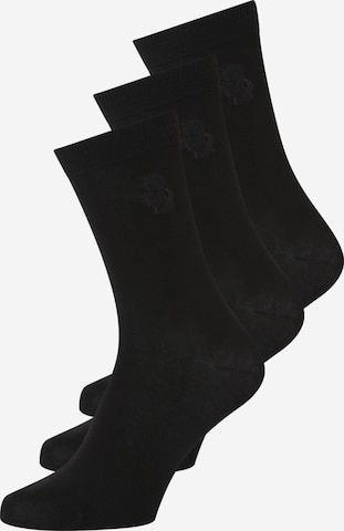Karl LagerfeldČarape 'KAMEO' - crna boja: prednji dio