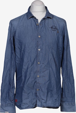 Gaastra Button Up Shirt in L in Blue: front