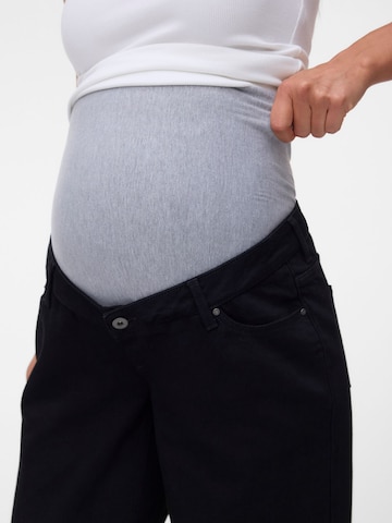 MAMALICIOUS Wide leg Jeans 'MLMalaga' i svart